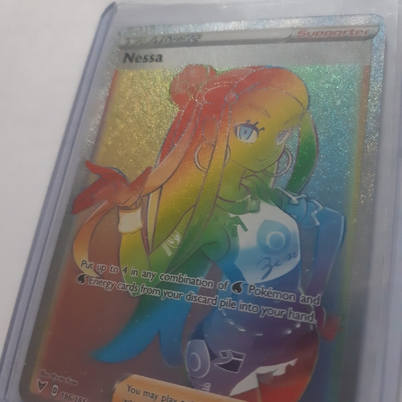 Pokemon Other Full Art Secret Rare Rainbow Nessa Pokemon Card